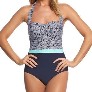 Helen Jon Montauk Del Rey One Piece Swimsuit Small
